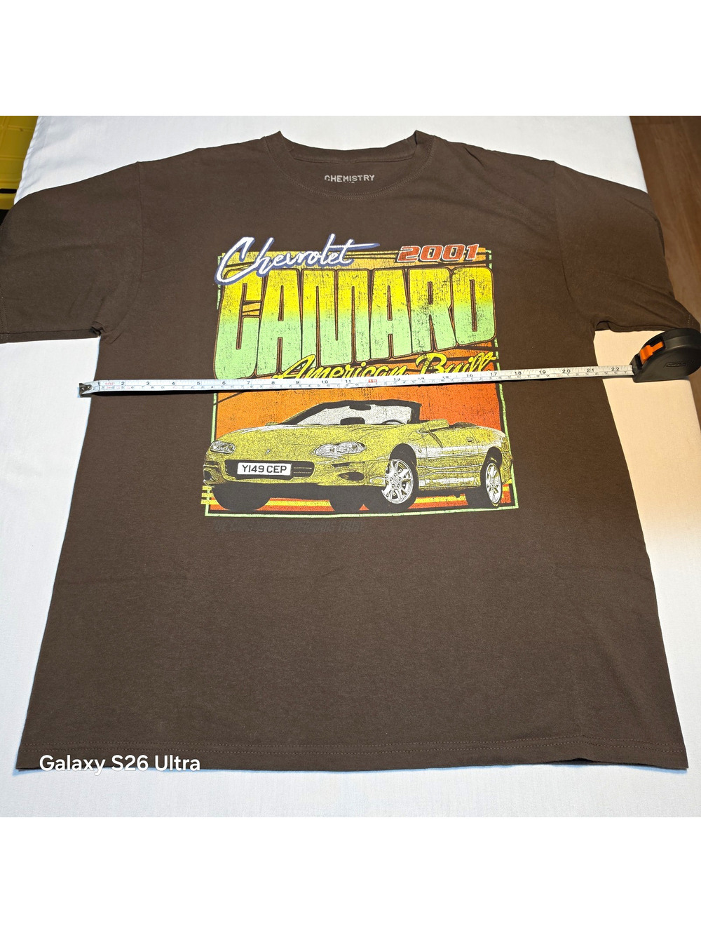 Chemistry 2001 Chevrolet Camaro American Built Graphic TShit